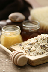 oatmeal and honey