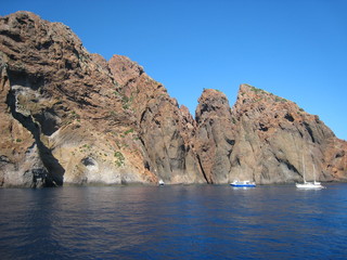 Fototapeta na wymiar réserve de Scandola (Corse)