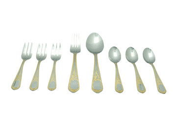 complete silverware set
