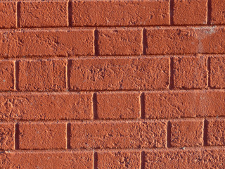 Obraz premium ..red wall from the rectangular brick