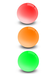 Coloured orbs