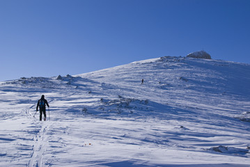Skitour in den Bergen