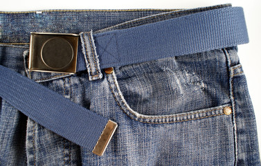 jeans with belt