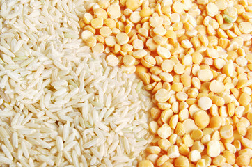 Rice and peas