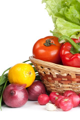 Still-life with vegetables