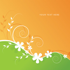 Abstract floral background