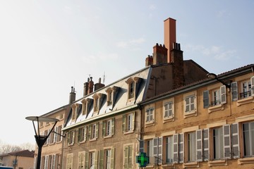 façades d'immeubles