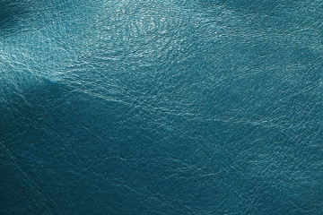 Cyan leather