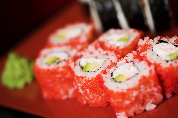 Japanese food. Sushi.