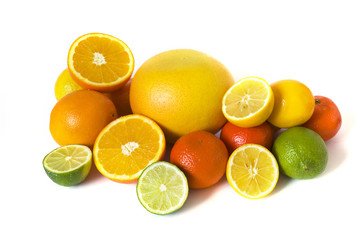 Naklejka na ściany i meble Big assortment of citrus