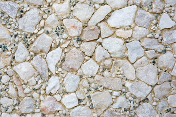 Textures of many white stones