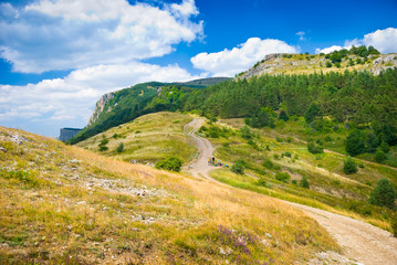 Naklejka premium Crimea mountains