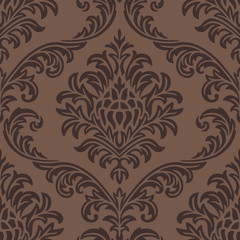 Seamless Damask Web background