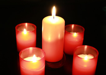 Candles, flame