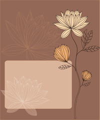 Abstract floral background