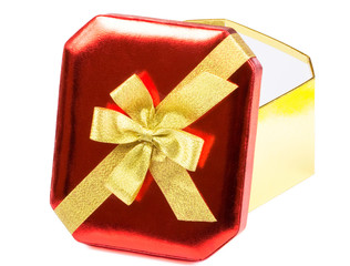 Gift box isolated on a white background