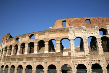 Fototapeta premium Old walls of Coliseum