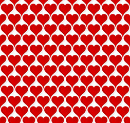 Valentine hearts seamless wallpaper