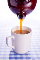 Teapot and mug