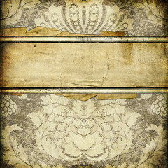 old paper background with torn borders