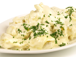 Tortellini mit Sahnesauce
