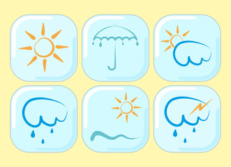 Weather icon set