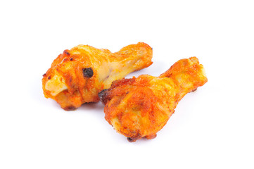 barbecued chicken wings