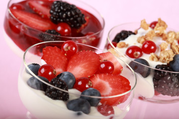 Healthy yogurts