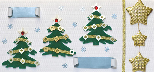 Handmade post card with place for text