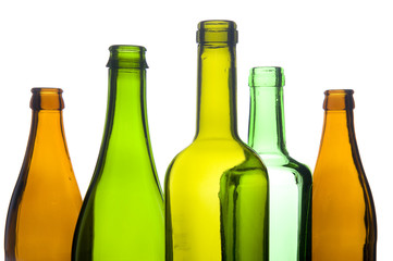 empty bottle close up