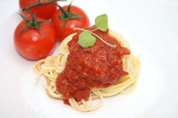 Tomatisierte Spaghetti