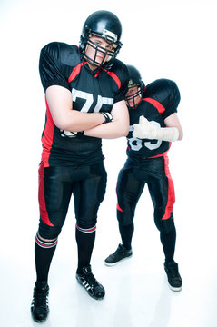 Two American Football Players