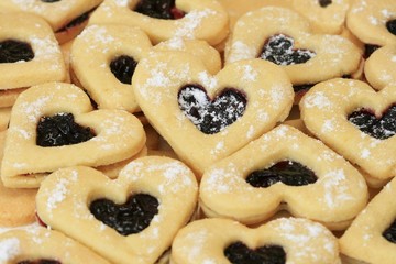 Baked Valentine hearts