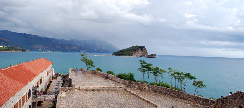 Terrasse &agrave; Budva