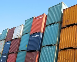 Fototapeta premium Container Transport