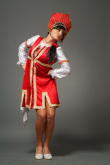 woman in a kokoshnik