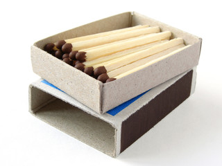 safety matches in open box