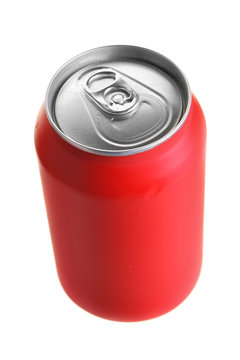 Red drink can