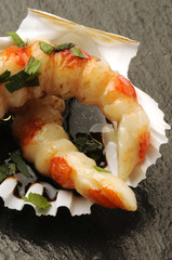 Code di gamberi all aceto balsamico - Antipasti di pesce