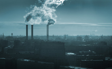 Industrie im Gegenlicht