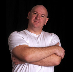 Man with arms crossed