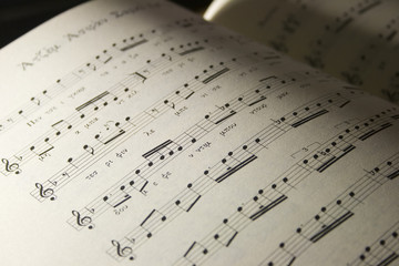 Naklejka premium Music book