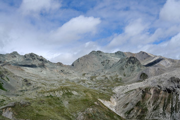 swiss alpine landscape