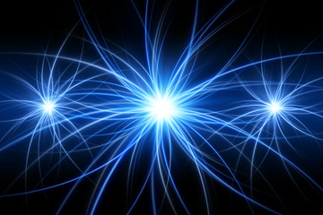 Obraz premium Abstract blue light