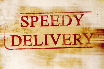speedy delivery