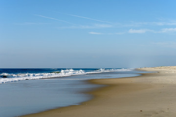 Fototapeta na wymiar Atlantic ocean coast, MD, USA