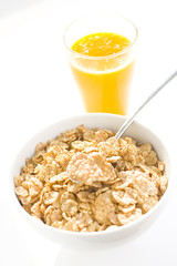 bowl of cereal with raisins