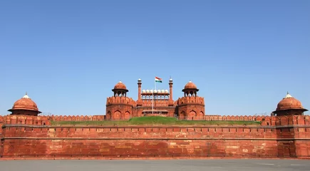 Foto op Plexiglas Red Fort, DELHI, INDIA © YellowCrest