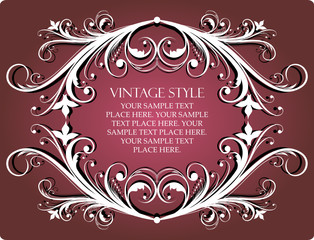 abstract vintage banner