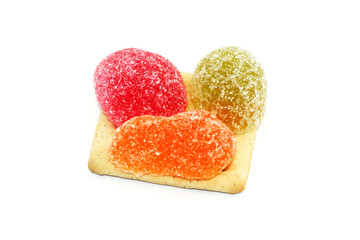Fruit candy and baking